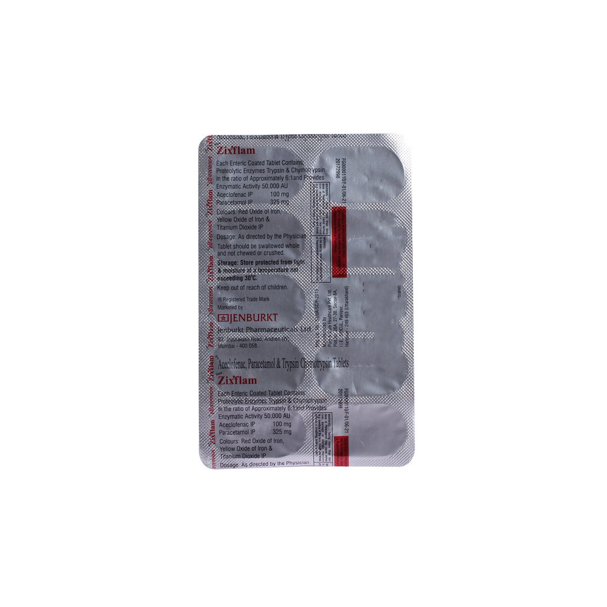 Zixflam Tablet 10's, Pack of 10 Zixflam Tablet 10's, Pack of 10