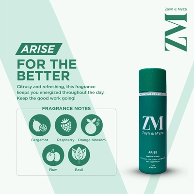 ZM Arise Body Spray, 200 ml, Pack of 1