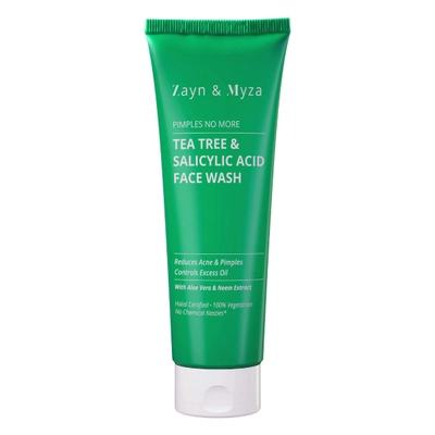 ZM Tea Tree Salicylic Acid Face Wash 75 ml | With Aloe Vera &amp; Neem Extract | Fights Acne &amp; Pimple | Controls Excess Oil | For Women | For All Skin Type, Pack of 1