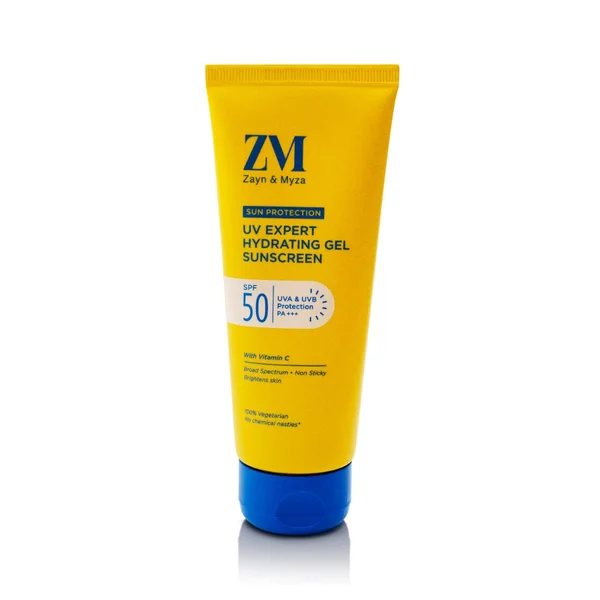 ZM UV Expert Hydrating Gel Sunscreen SPF 50 PA+++ with Vitamin C, 100 gm, Pack of 1
