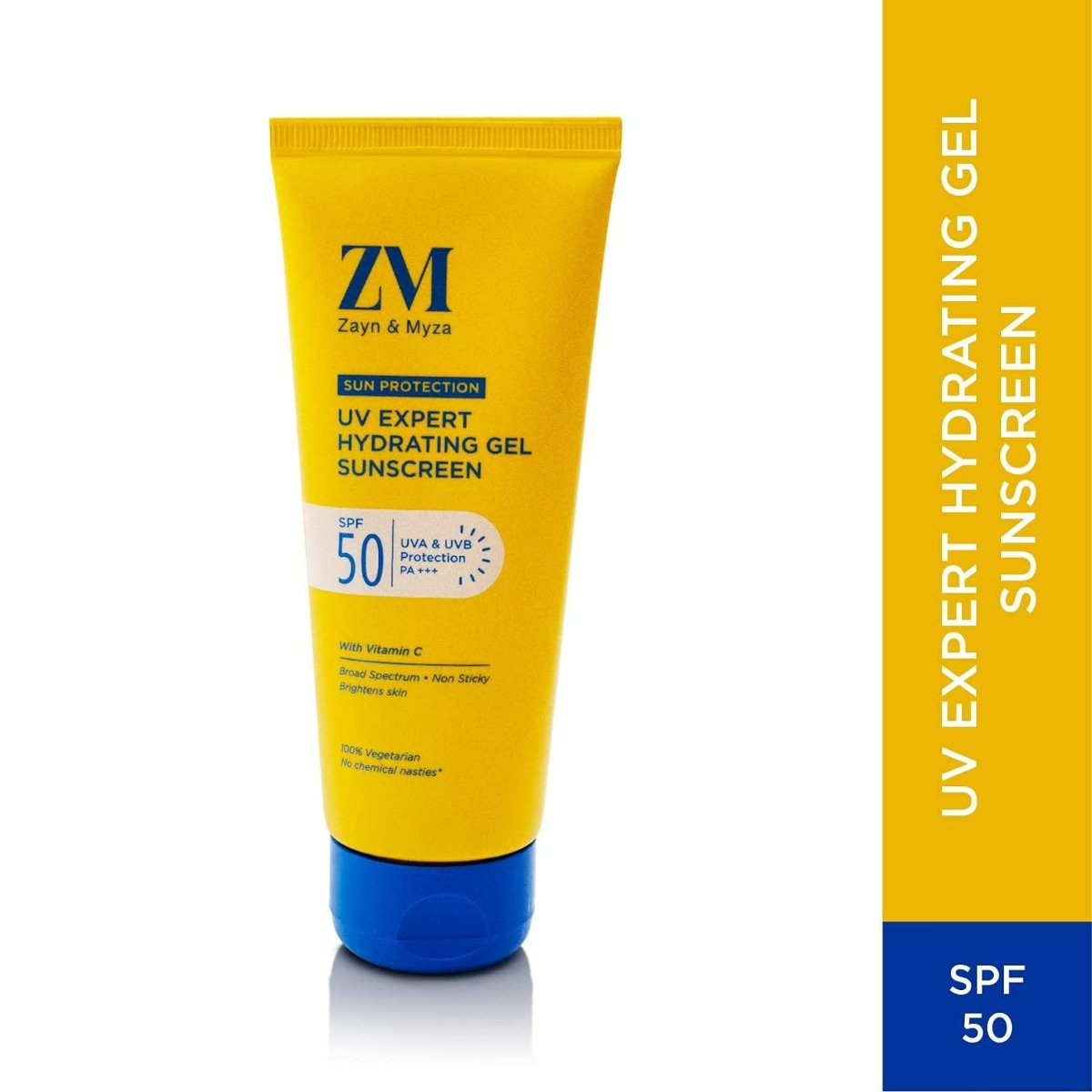 ZM UV Expert Hydrating Gel Sunscreen SPF 50 PA+++ with Vitamin C, 100 gm, Pack of 1 ZM UV Expert Hydrating Gel Sunscreen SPF 50 PA+++ with Vitamin C, 100 gm, Pack of 1