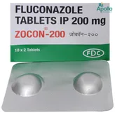 Zocon-200 Tablet 2's, Pack of 2 TABLETS