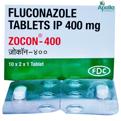 Zocon 400 Tablet 1's, Pack of 1 TABLET