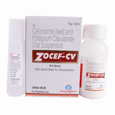 Zocef CV Dry Syrup 30 ml, Pack of 1 Liquid