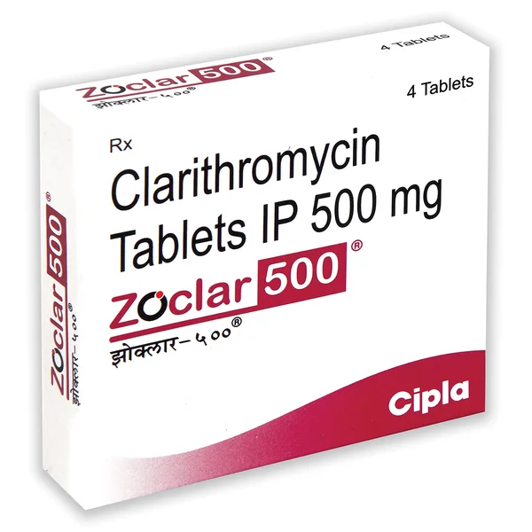 ZOCLAR 500MG TABLET 4'S