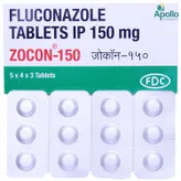 Zocon-150 Tablet 3's, Pack of 3 TABLETS