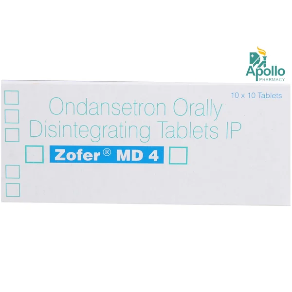 Zofer MD 4 Tablet 10's, Pack of 10 TABLETS