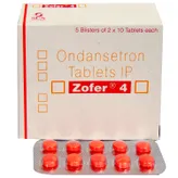 Zofer 4 Tablet 10's, Pack of 10 TABLETS