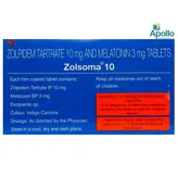 Zolsoma 10 Tablet 10's, Pack of 10 TABLETS