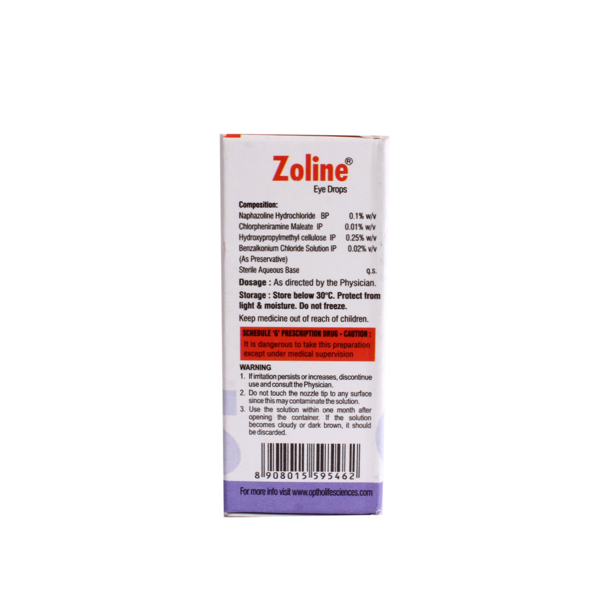 ZOLINE DROPS Price, Uses, Side Effects, Composition - Apollo Pharmacy