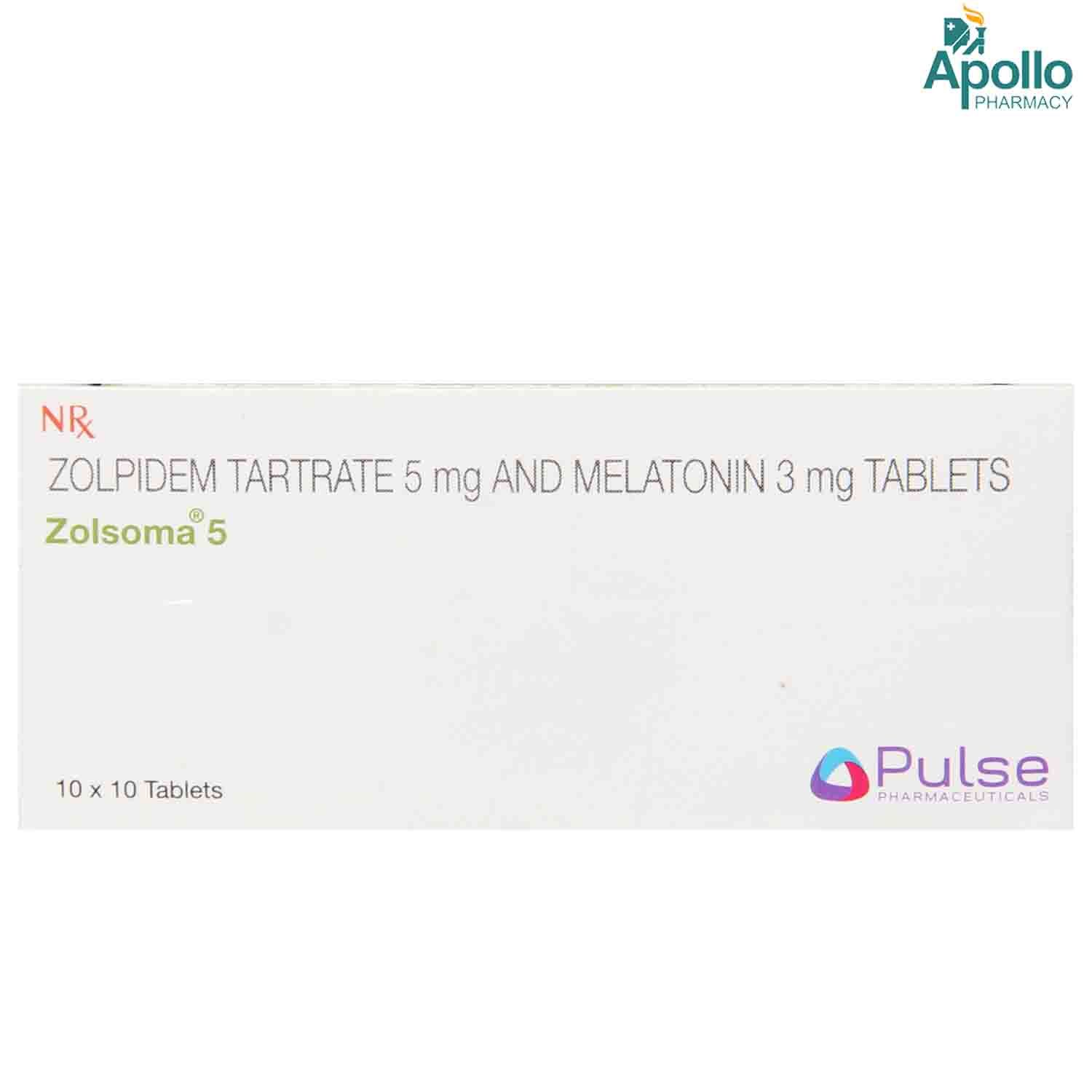 Buy Zolsoma 5 Tablet 10's Online