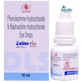 Zoline Plus Drops 10 ml, Pack of 1 Eye Drops