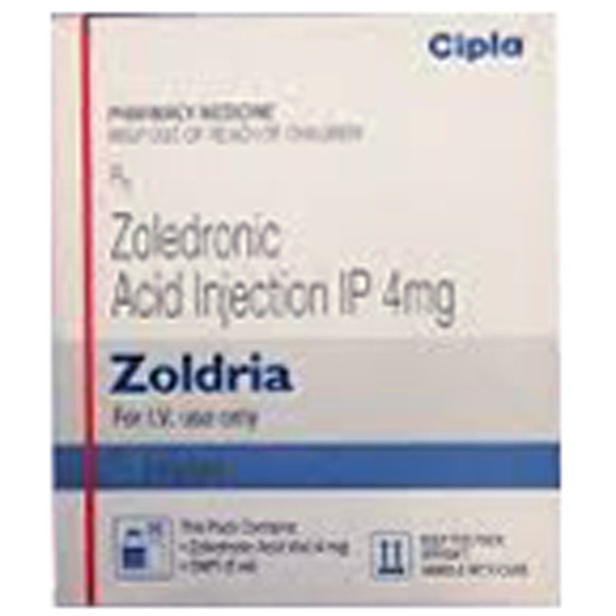 Buy Zoldria 4mg Injection 5 ml Online