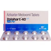Zolahart-40 Tablet 10's, Pack of 10 TABLETS