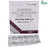 Zolitas ODS 2.5 Strip 1's, Pack of 1 DISINTEGRATING STRIPS