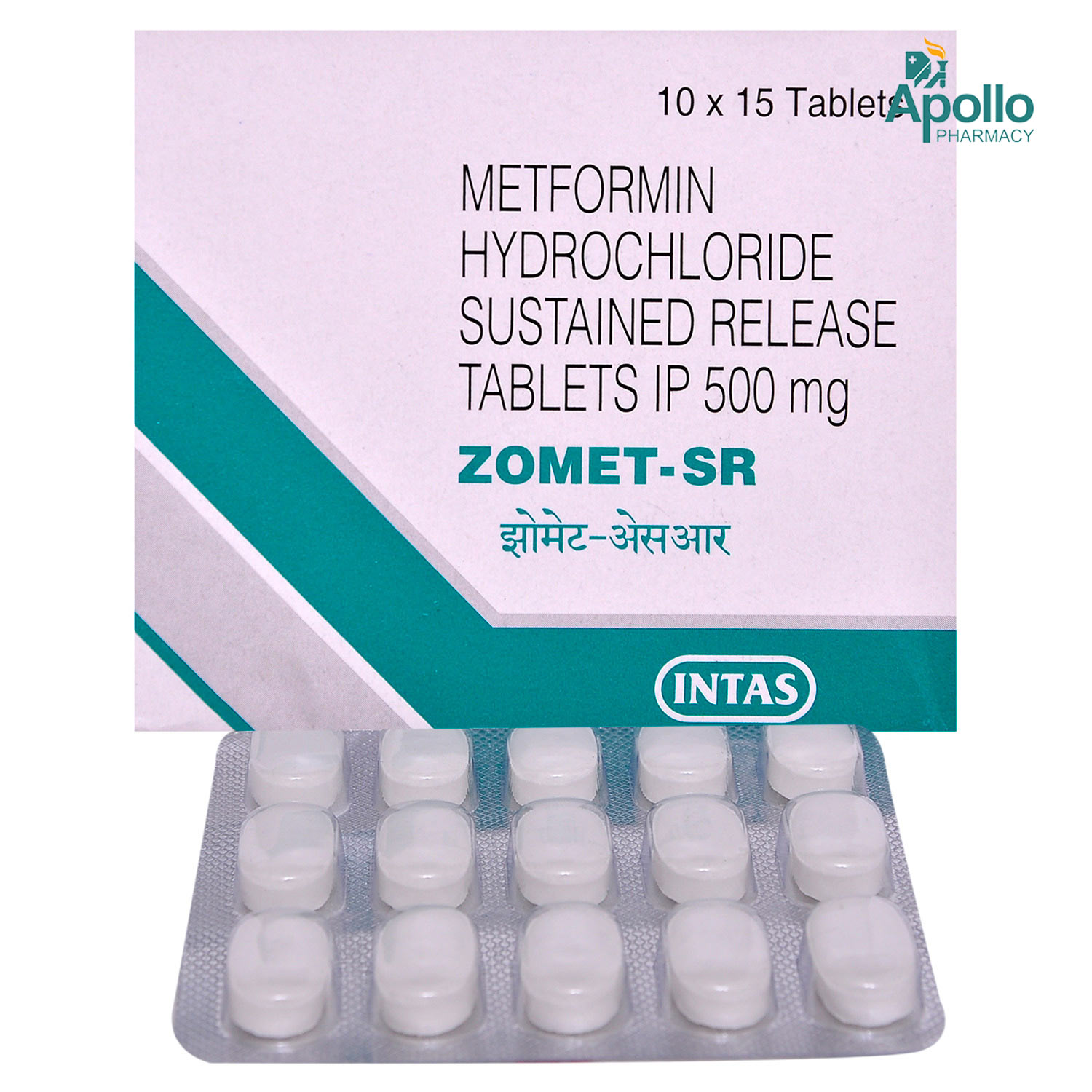 Zomet SR 500 Tablet 15's, Pack of 15 TABLETS Zomet SR 500 Tablet 15's, Pack of 15 TABLETS