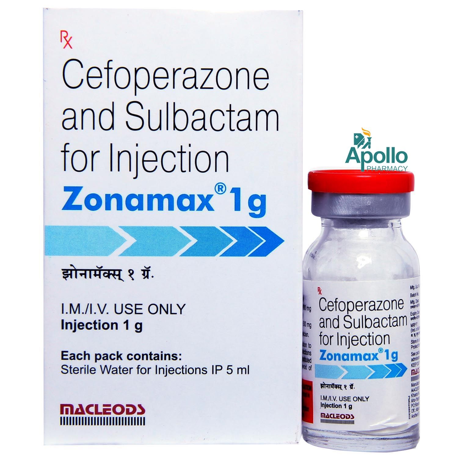 ZONAMAX INJECTION 1GM Price, Uses, Side Effects, Composition - Apollo ...