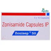 Zonisep 50 Capsule 10's, Pack of 10 CAPSULES