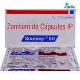 Zonisep 50 Capsule 10's, Pack of 10 CAPSULES