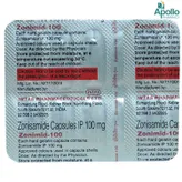 ZONIMID 100MG TABLET, Pack of 10 TABLETS