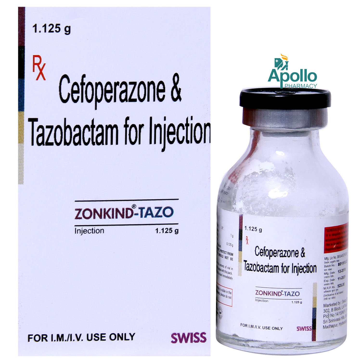 Zonkind-Tazo 1.125gm Injection, Pack of 1 INJECTION Zonkind-Tazo 1.125gm Injection, Pack of 1 INJECTION