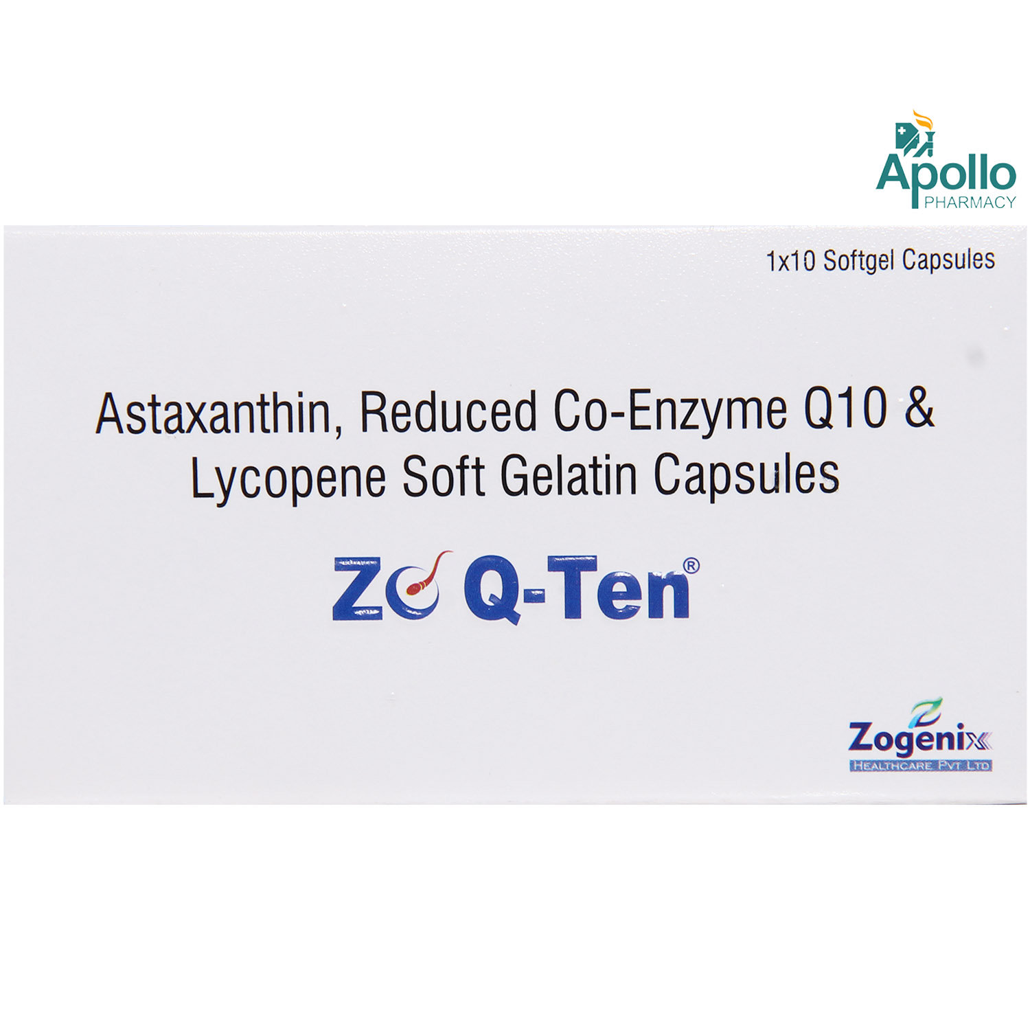 Zo Q Ten Capsule 10's, Pack of 10 CapsuleS Zo Q Ten Capsule 10's, Pack of 10 CapsuleS
