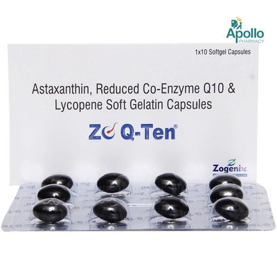 Zo Q Ten Capsule 10's, Pack of 10 CapsuleS