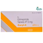 Zoryl 3 Tablet 