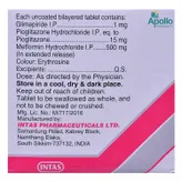 Zoryl MP-1 Tablet 15's, Pack of 15 TABLETS