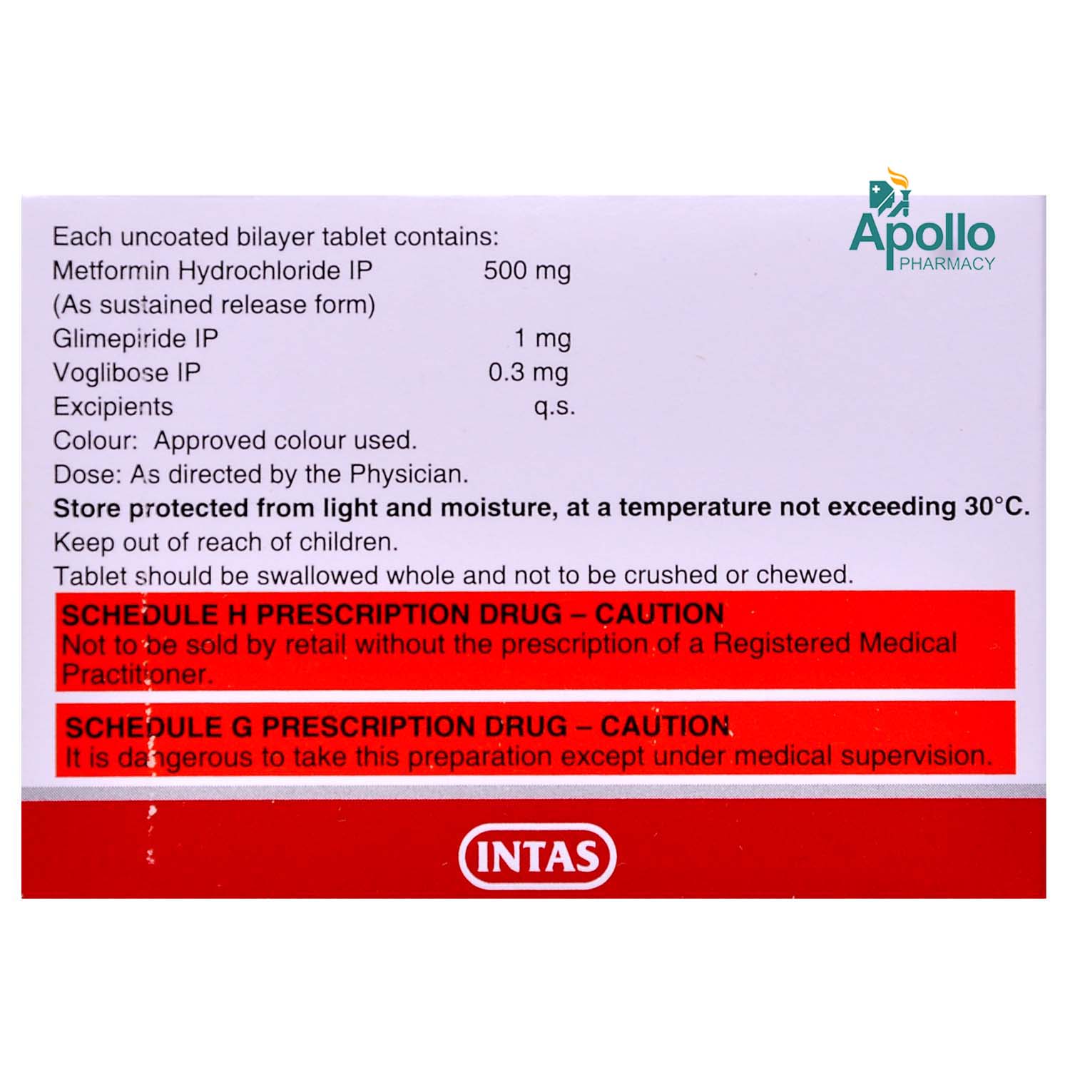 Zoryl MV 1/0.3 Tablet 10's, Pack of 10 TABLETS Zoryl MV 1/0.3 Tablet 10's, Pack of 10 TABLETS