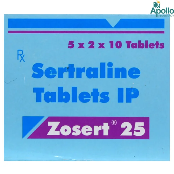 Zosert 25 Tablet 10's