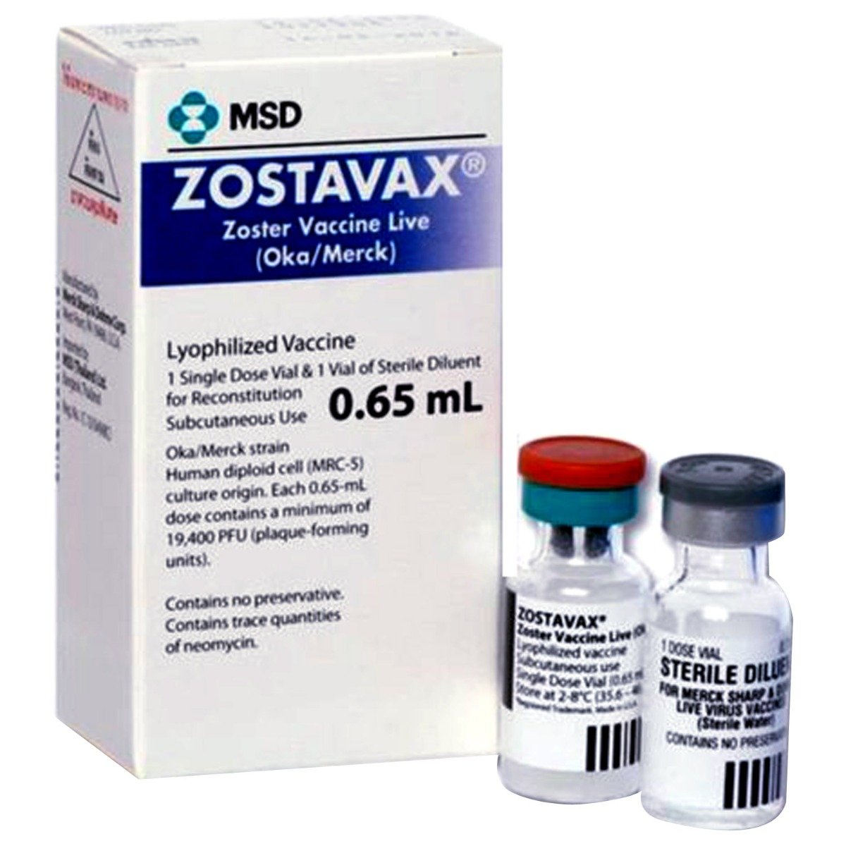 Zostavax Vaccine 0.65 ml, Pack of 1 INJECTION Zostavax Vaccine 0.65 ml, Pack of 1 INJECTION