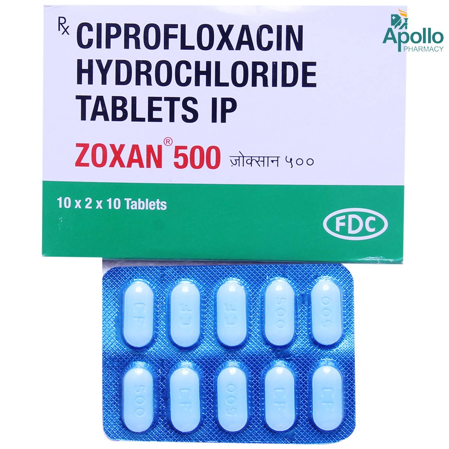 Buy Zoxan 500 Tablet 10's Online