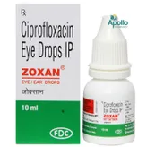Zoxan Eye/Ear Drops 10 ml, Pack of 1 Eye/Ear Drops