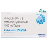 Zukanorm M 1000 Tablet 10's, Pack of 10 TABLETS