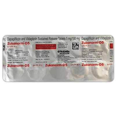 Zukanorm-D5 Tablet 10's, Pack of 10 TabletS