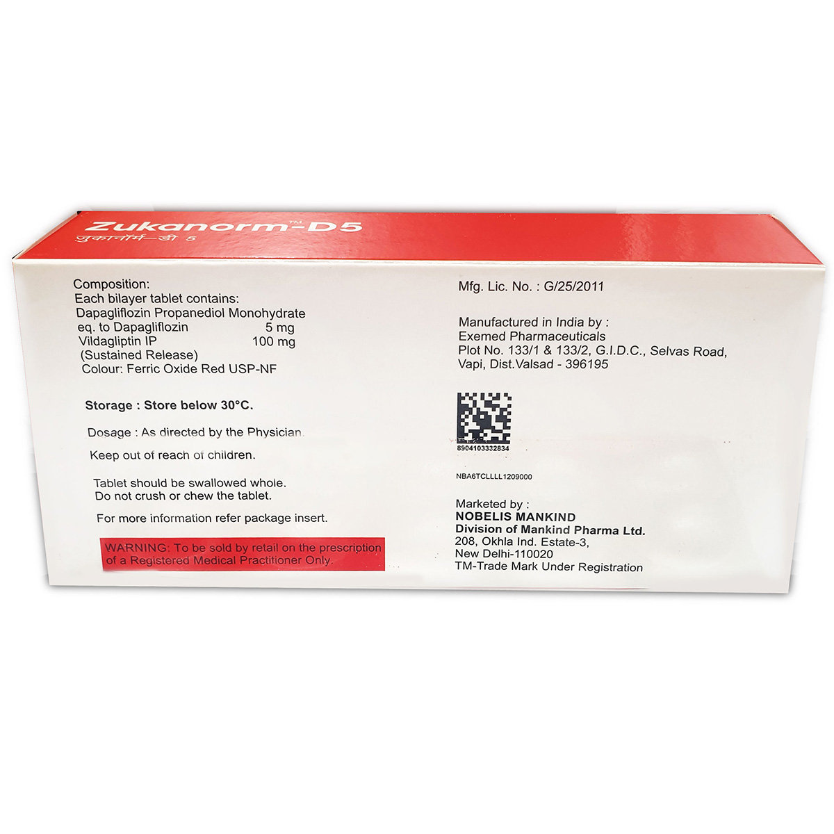 Zukanorm-D5 Tablet 10's, Pack of 10 Zukanorm-D5 Tablet 10's, Pack of 10