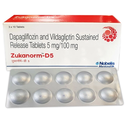 Zukanorm-D5 Tablet 10's, Pack of 10 TabletS