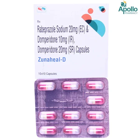 Zunaheal-D Capsule 10's