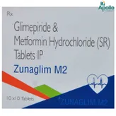 Zunaglim M 2 Tablet 10's, Pack of 10 TABLETS
