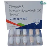 Zunaglim M 2 Tablet 10's, Pack of 10 TABLETS