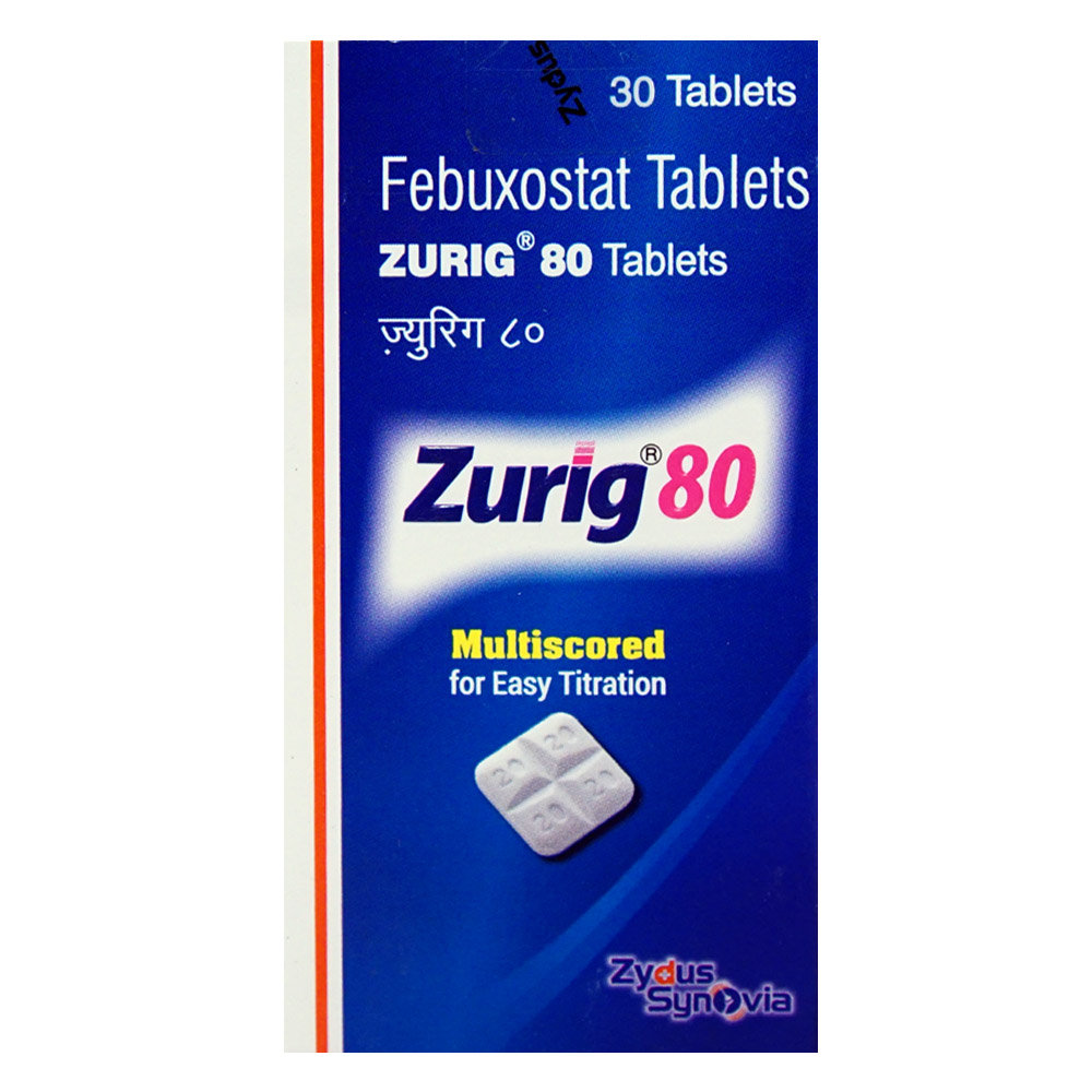 Zurig 80 Tablet 30's, Pack of 1 TABLET Zurig 80 Tablet 30's, Pack of 1 TABLET