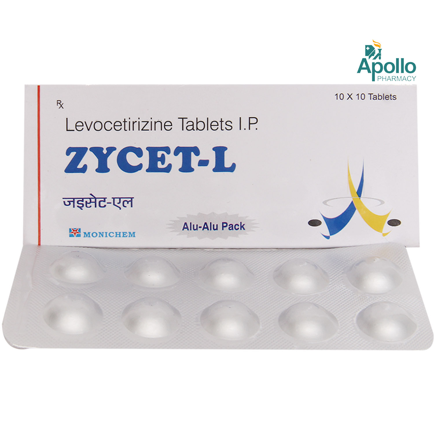 ZYCETL TABLET, Pack of 10 TABLETS ZYCETL TABLET, Pack of 10 TABLETS