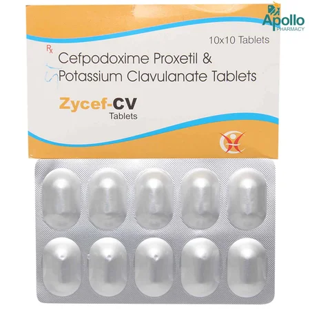 Zycef CV Tablet 10's