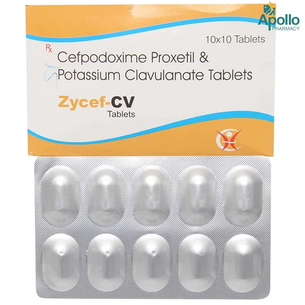 Zycef CV Tablet 10's