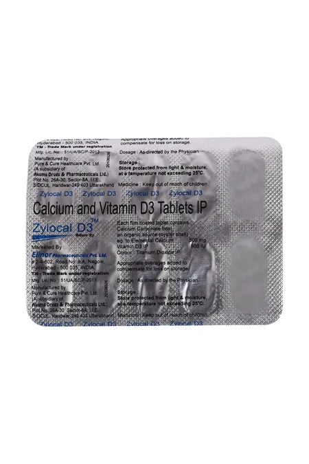 Zylocal D3 Tablet 10's