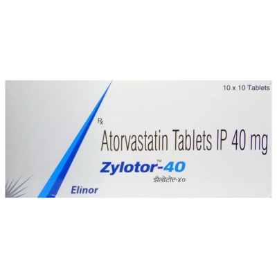 Zylotor-40 Tablet 10's, Pack of 10 TABLETS