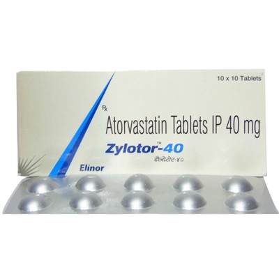 Zylotor-40 Tablet 10's, Pack of 10 TABLETS