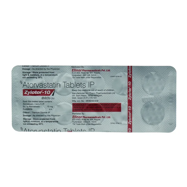 Zylotor 10 mg Tablet 10's