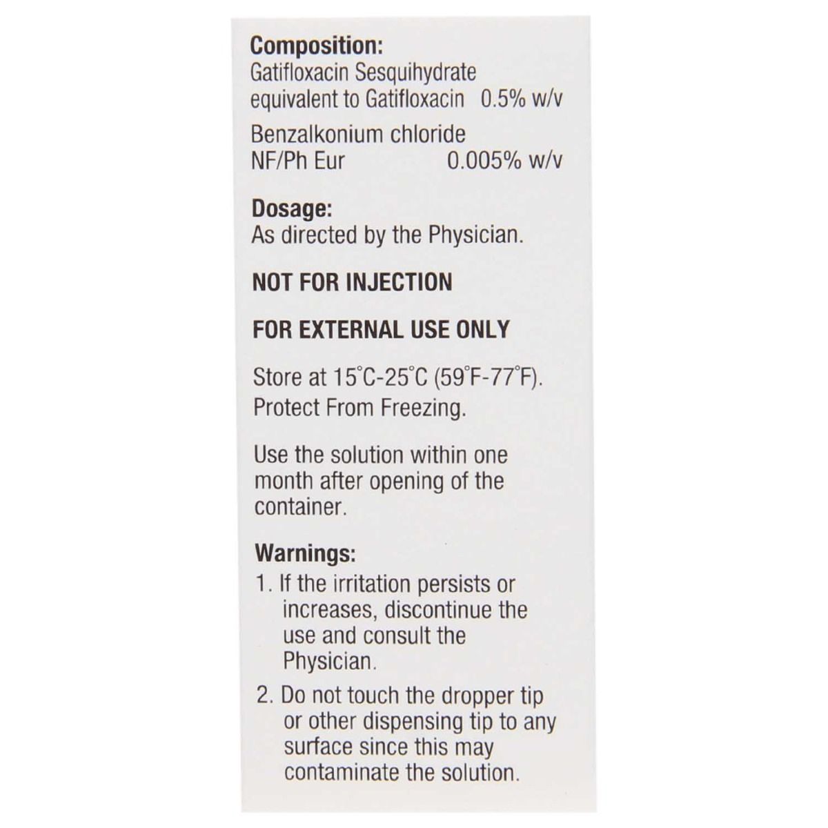 Zymaxid Eye Drops 2.5 ml Price, Uses, Side Effects, Composition Apollo Pharmacy